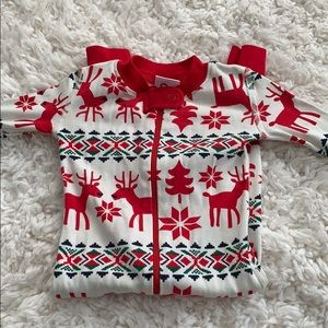 Hanna Andersson footless Pajamas, Christmas Print